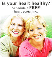Is your heart healthy? Schedule a FREE heart screening.