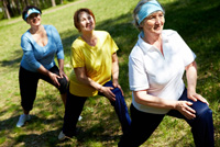 Women exercising